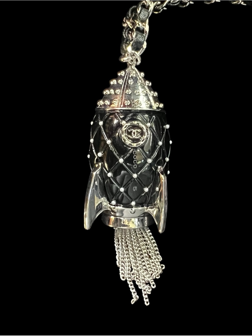 ✨ChaneI Rocket 🚀 Minaudière Art Collection Necklace